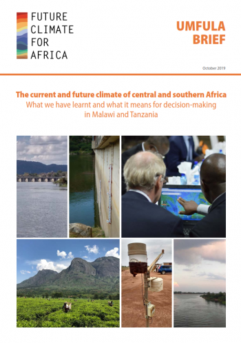 ‘The current and future climate of central and southern Africa: What we have learnt and what it means for decision-making in Malawi and Tanzania”-summary of UMFULA project released
