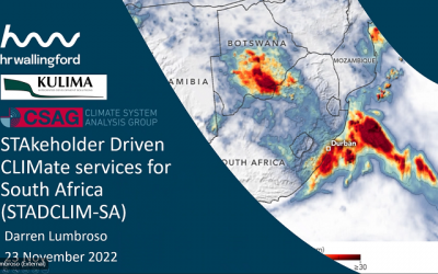 New project launch: Stakeholder-driven climate services for South Africa (STADCLIM-SA)
